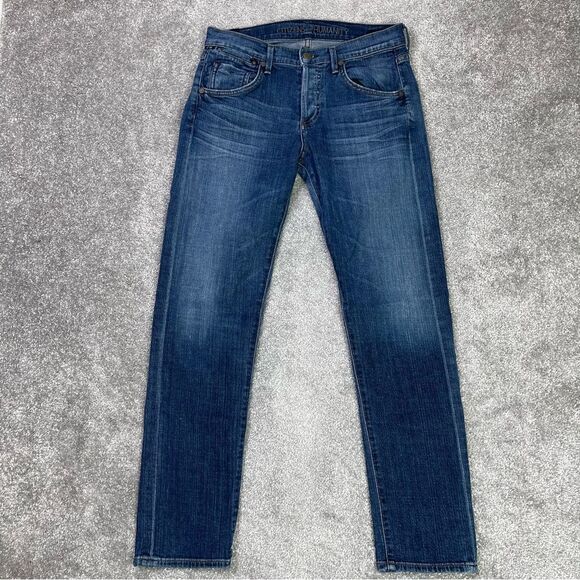 Citizens of Humanity Dylan Jeans Women's 25 Blue Skinny Dropped Rise Dark Denim - Picture 1 of 13